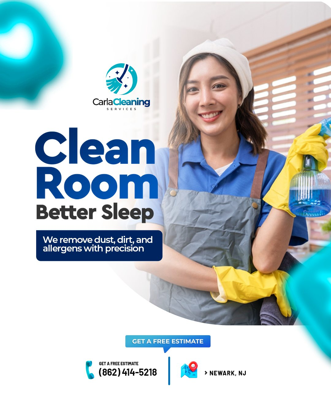 Clean room, better sleep — dust and allergen removal